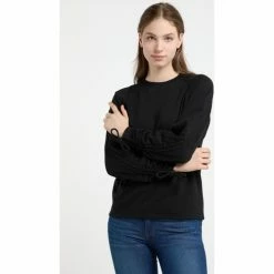 Dreimaster Sweatshirt mit Rundhals 35424013 bridgeport for Sweats & Polaires Couleur Noir -Boutique en ligne Dreimaster 24089775 500 B