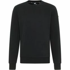 Dreimaster Oversize Sweatshirt mit Rundhals 37724023 for Sweats & Polaires Couleur Noir