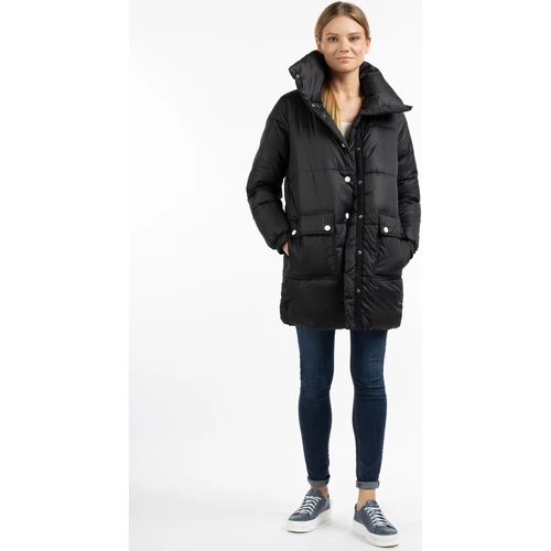 Dreimaster Manteau rembourré et matelassé 35023730 tylin for Manteaux Couleur Noir 4 Dreimaster Manteau rembourré et matelassé 35023730 tylin for Manteaux Couleur Noir – Image 2