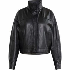 Dreimaster Veste en cuir 37026218 incus for Vestes Couleur Noir