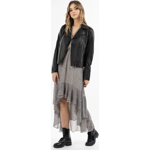 Dreimaster Veste en cuir style motard 37026224 incus for Vestes Couleur Noir 4 Dreimaster Veste en cuir style motard 37026224 incus for Vestes Couleur Noir – Image 2