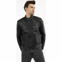 Dreimaster Veste en cuir 37026227 incus for Vestes Couleur Noir -Boutique en ligne Dreimaster 24263787 500 C