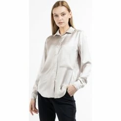 Dreimaster blouse chemise 31224893 casnagie for Tops / Blouses Couleur Beige -Boutique en ligne Dreimaster 24280308 500 C