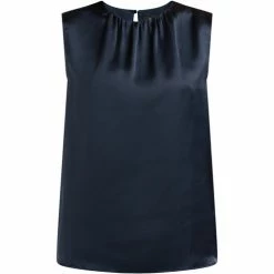 Dreimaster Blouse manches courtes 31324892 casnagie for Tops / Blouses Couleur Marine