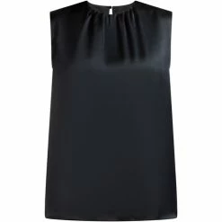 Dreimaster Blouse manches courtes 31324892 casnagie for Tops / Blouses Couleur Noir