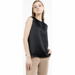 Dreimaster Blouse manches courtes 31324892 casnagie for Tops / Blouses Couleur Noir -Boutique en ligne Dreimaster 24280314 500 C
