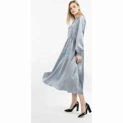 Dreimaster Robe midi 31424888 casnagie for Robes Couleur Gris -Boutique en ligne Dreimaster 24280316 500 C