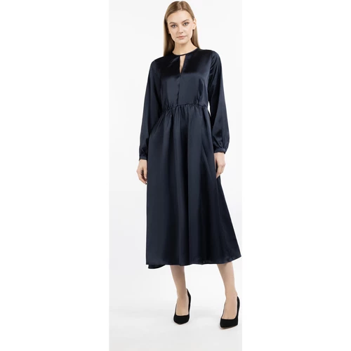Dreimaster Robe midi 31424888 casnagie for Robes Couleur Marine 4 Dreimaster Robe midi 31424888 casnagie for Robes Couleur Marine – Image 2