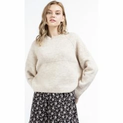 Dreimaster Chandail tricoté 39425055 idem for Pulls & Gilets Couleur Beige -Boutique en ligne Dreimaster 24280323 500 C