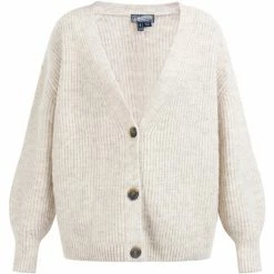 Dreimaster Oversized Strickjacke 39425056 idem for Pulls & Gilets Couleur Beige