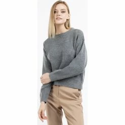 Dreimaster Chandail tricoté 39425073 zitha for Pulls & Gilets Couleur Gris -Boutique en ligne Dreimaster 24280326 500 C