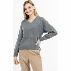 Dreimaster Chandail tricoté 39425074 zitha for Pulls & Gilets Couleur Gris 7 Dreimaster Chandail tricoté 39425074 zitha for Pulls & Gilets Couleur Gris -Boutique en ligne Dreimaster 24280329 500 C