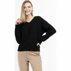 Dreimaster Chandail tricoté 39425074 zitha for Pulls & Gilets Couleur Noir -Boutique en ligne Dreimaster 24280330 500 C