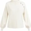 Dreimaster Strick Pullover Turtleneck 39725046 markani for Pulls & Gilets Couleur Blanc