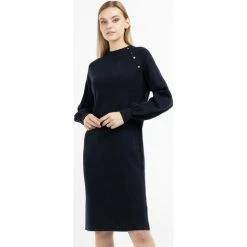 Dreimaster Strick Langarmkleid midi 39725047 markani for Robes Couleur Marine -Boutique en ligne Dreimaster 24280339 500 C