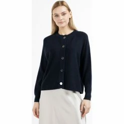 Dreimaster Strickjacke mit Knöpfen 39725048 markani for Pulls & Gilets Couleur Bleu -Boutique en ligne Dreimaster 24280342 500 C