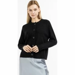 Dreimaster Strickjacke mit Knöpfen 39725048 markani for Pulls & Gilets Couleur Noir -Boutique en ligne Dreimaster 24280343 500 C